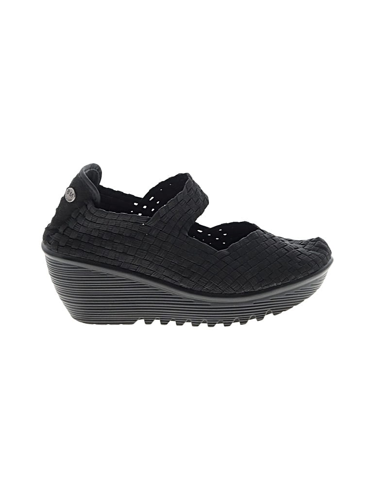 Pre-owned Bernie Mev Wedges In Black
