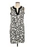 Lands' End Graphic Ivory Casual Dress Size M - photo 1