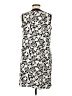 Lands' End Graphic Ivory Casual Dress Size M - photo 2