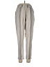 Elan Stripes Silver Linen Pants Size L - photo 1