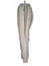 Elan Stripes Silver Linen Pants Size L - photo 5
