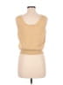 St. John Gold Sleeveless Top Size M - photo 2