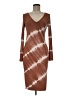 Final Touch Tie-dye Brown Casual Dress Size M - photo 1