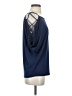Express Outlet Blue Short Sleeve Top Size S - photo 4