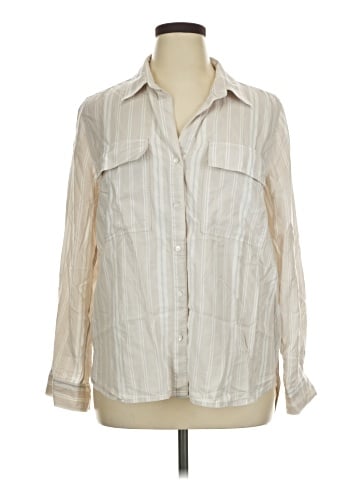 Babaton Long Sleeve Button-Down Shirt (view 1)