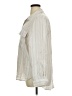Babaton 100% Tencel Ivory Long Sleeve Button-Down Shirt Size XL - photo 5