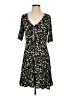 Assorted Brands Floral Black Casual Dress Size S - photo 1