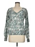 Ann Taylor LOFT Paisley Teal Pullover Sweater Size M - photo 1