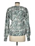 Ann Taylor LOFT Paisley Teal Pullover Sweater Size M - photo 2