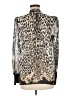 Roberto Cavalli 100% Silk Animal Print Ivory Black button down Size EU (IT) 44 / US 8 - photo 2