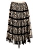 Alfred Dunner 100% Polyester Animal Print Black Casual Skirt Size 12 Petite - photo 2