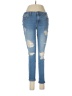 Aeropostale Hearts Blue Jeans Size 10 - photo 1