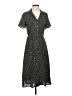 Everly 100% Polyester Polka Dots Gray Casual Dress Size S - photo 1