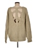 Sparkle & Fade 100% Acrylic Solid Tan Pullover Sweater Size M - photo 2