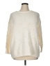 Cyrus 100% Acrylic Hearts Ivory Pullover Sweater Size 1X - photo 1