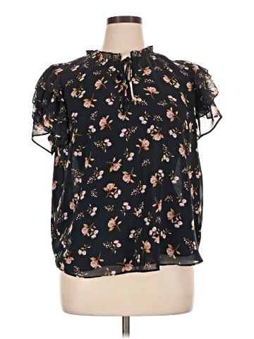 1.State Short Sleeve Blouse (view 1)