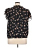1.State 100% Polyester Black Short Sleeve Blouse Size 0X - photo 2