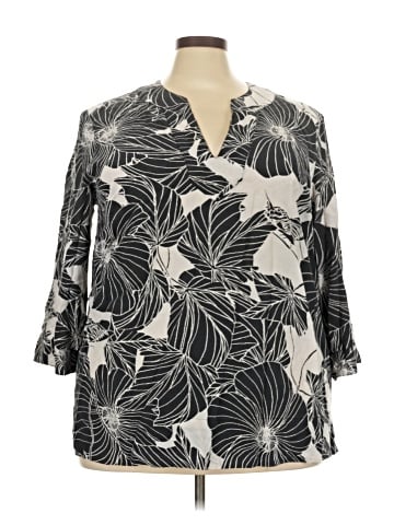 Jones New York Collection 3/4 Sleeve T-Shirt (view 1)