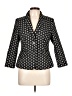 Vince Camuto 100% Polyester Polka Dots Black Blazer Size 10 - photo 1