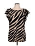 Ann Taylor Black Short Sleeve Top Size L - photo 1