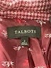 Talbots Houndstooth Burgundy Blazer Size 2 - photo 6