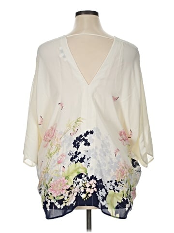 Rose + Olive 3/4 Sleeve Blouse (view 2)