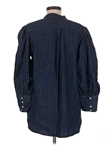 Gap 3/4 Sleeve Button-Down Shirt (view 2)