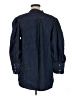 Gap 100% Cotton Blue 3/4 Sleeve Button-Down Shirt Size M - photo 2