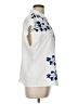 Shein 100% Polyester Ivory Short Sleeve Blouse Size L - photo 4