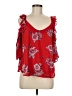 Haute Monde Red Sleeveless Blouse Size M - photo 1