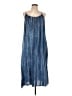 Dylan 100% Cotton Blue Casual Dress Size L - photo 1
