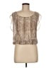 Alice + Olivia 100% Polyester Tan Sleeveless Blouse Size M - photo 1