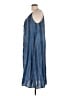 Dylan 100% Cotton Blue Casual Dress Size L - photo 5