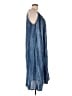 Dylan 100% Cotton Blue Casual Dress Size L - photo 4