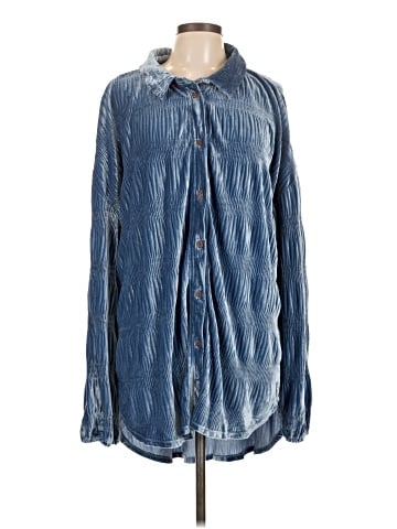 Free People Long Sleeve Button-Down Shirt (view 1)