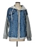 Shein 100% Cotton Blue Denim Jacket Size L - photo 1
