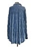 Free People Blue Long Sleeve Button-Down Shirt Size L - photo 2