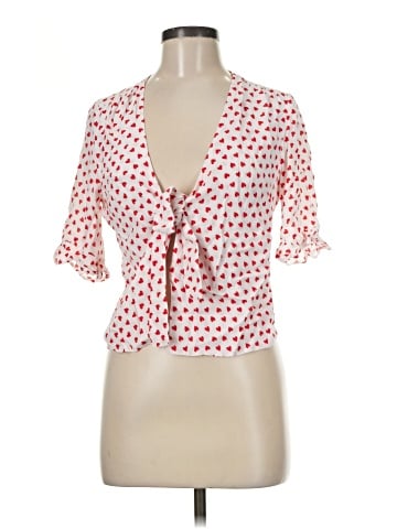 Zara Collection Short Sleeve Blouse (view 1)