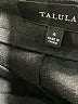 Talula Solid Black Wool Skirt Size 4 - photo 5