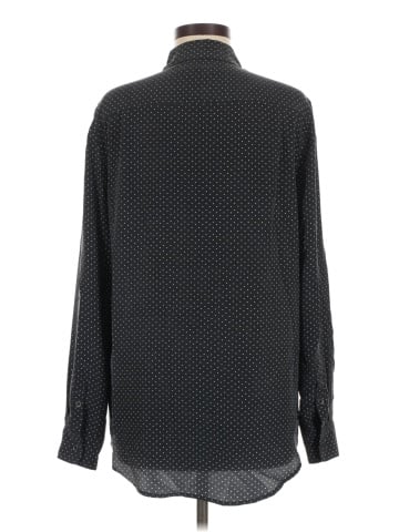Equipment Long Sleeve Silk Top (view 2)