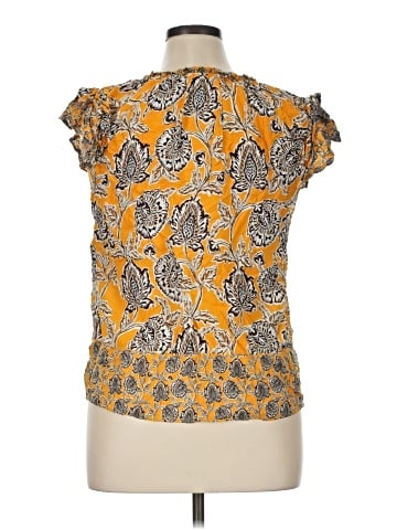 Rose + Olive Sleeveless Blouse (view 2)