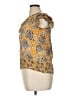 Rose + Olive 100% Rayon Yellow Sleeveless Blouse Size XL - photo 5