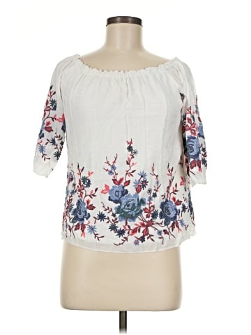 Drew 3/4 Sleeve Blouse (view 1)