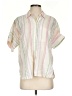 Madewell Stripes Ivory Short Sleeve Blouse Size XXS - photo 1