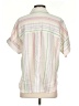 Madewell Stripes Ivory Short Sleeve Blouse Size XXS - photo 2