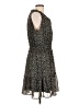 Doe & Rae 100% Polyester Animal Print Black Casual Dress Size L - photo 4