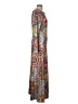 Unbranded 100% Polyester Paisley Brown Casual Dress Size M - photo 4