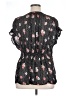Cato Black Short Sleeve Blouse Size XL - photo 2
