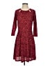 MICHAEL Michael Kors 100% Polyester Animal Print Red Cocktail Dress Size S - photo 1