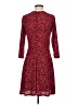 MICHAEL Michael Kors 100% Polyester Animal Print Red Cocktail Dress Size S - photo 2